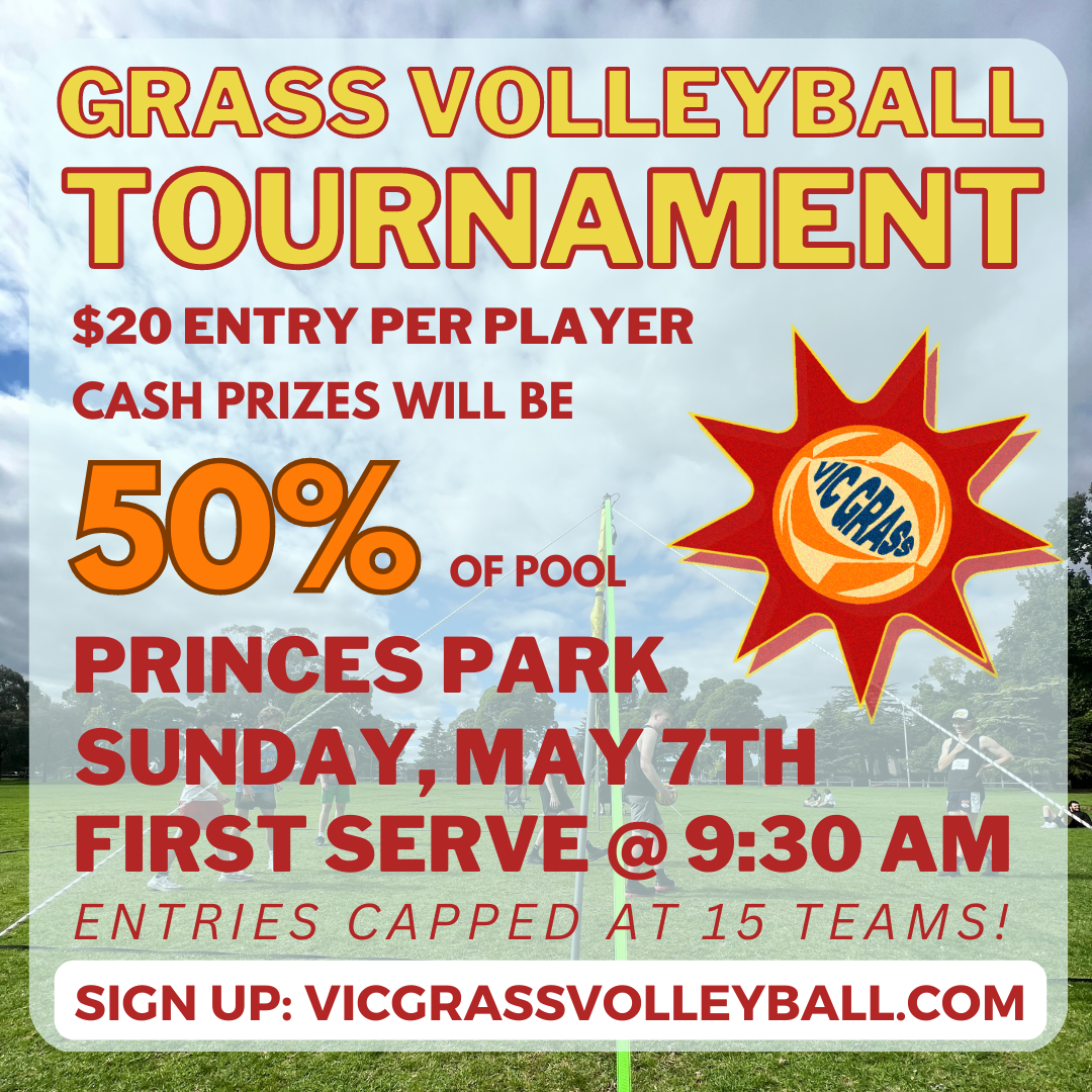 VIC GRASS VOLLEYBALL VICTORIAS PREMIERE GRASS VOLLEYBALL TOURNAMENTS